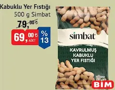 SİMBAT KABUKLU YER FISTIĞI 500 G fiyat ve kampanya bilgisi